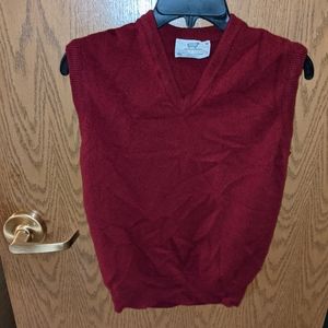 Vintage made in usa sweater vest Lord Jeff Red M